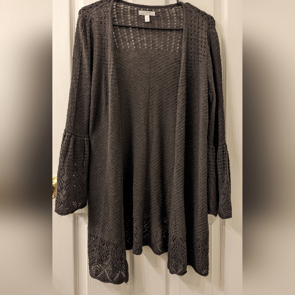 Lauren Conrad Long Knitted Brown Cardigan - Size - S